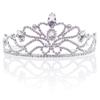 Andersons Ramona Tiara, 2-1/2 Inches High, Silver Rhinestone Crown, Prom Queen Tiara, Princess or Pageant Headpiece for Wedding, Homecoming, Quinceaera, Birthday, Sweet 16, School Dance, Winter Formal, Award, Costume, Party, Event view 1