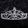 Andersons Ramona Tiara, 2-1/2 Inches High, Silver Rhinestone Crown, Prom Queen Tiara, Princess or Pageant Headpiece for Wedding, Homecoming, Quinceaera, Birthday, Sweet 16, School Dance, Winter Formal, Award, Costume, Party, Event view 2