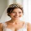 Andersons Gold Mirabella Tiara, 2-7/8 Inches High, Gold Rhinestone Crown, Prom Queen Tiara, Princess or Pageant Headpiece for Wedding, Homecoming, Quinceaera, Birthday, School Dance, Winter Formal, Award, Costume, Party, Event view 3