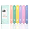 ZMOI Professional Mini Nail File  12 Count (Pack of 2) Stylish Practical Fingernail File for Natural and Acrylic Nails 100/180 Emery Boards (Macaroon Color) view 1