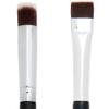 Mini Flat Top Under Eye Concealer Brush + Flat Definer Eyebrow Brush - Beauty Junkees Soft Synthetic Bristles for Applying, Blending, Buffing, Brow Conceal for Defining Shaping Eyebrows with Gel view 1