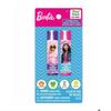 Barbie 2 Lip Balm with Flavors Include Blue Blueberry and Pink Cotton Candy - Lip Balm on Card - 2 Shimmery Lip Balms view 1
