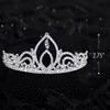 Anderson's Mary Clear Rhinestone Silver Tiara, 2.75 Inches, Women, Girls, Wedding Tiara, Queen Or Princess Prom Tiara Homecoming, Pageant, Wedding, School Dance, Award, Costume, Party, Event view 2