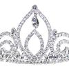 Anderson's Mary Clear Rhinestone Silver Tiara, 2.75 Inches, Women, Girls, Wedding Tiara, Queen Or Princess Prom Tiara Homecoming, Pageant, Wedding, School Dance, Award, Costume, Party, Event view 3