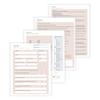 Waxing Consent, Intake, Aftercare, Consultation and Body Guide Forms | 100 Pack | 25 of each Consent, Intake, Aftercare, and Consultation Forms for Lash Artists | 8.5 x 11 inches view 1