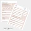 Waxing Consent, Intake, Aftercare, Consultation and Body Guide Forms | 100 Pack | 25 of each Consent, Intake, Aftercare, and Consultation Forms for Lash Artists | 8.5 x 11 inches view 3