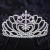 Andersons Cassandra Clear Rhinestone Rose Gold Tiara, 2 7/8" High HandCrafted Crown with Sparkling Gemstones, Adjustable Fit with Removable Combs, Elegant Accessory for Weddings, Prom Queen, Homecoming, Pageants, Quinceaeras, and Sweet 16 Celebrat view 2