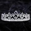 Anderson's Yara Rhinestone Tiara, 2 1/4-Inch Tall Silver Crown with Sparkling Clear Crystals  Adjustable Wedding Tiara for Brides, Prom Queen, Homecoming, Pageants, Sweet 16 & Quinceaera view 2
