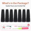Faux Locs Crochet Hair Soft Locs 20 Inches 7 Packs Crochet Locs Crochet Hair Black Natural Wave Braids Hair Extensions Distressed Locs Pre Looped Crochet Butterfly Locs For Black Women view 3