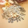 100 Pieces Dreadlocks Loc Hair Jewelry for Women Braids Hair, 20 Pieces Loc Jewelry Accessories for Braiding Hair, Big Silver Braids Hair Rings for Dreadlocks view 4