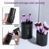 BS-MALL Makeup Brushes Premium Synthetic Foundation Powder Concealers Eye Shadows 14 Pcs Purple for Makeup Beginner or Professional with Travel Case view 3