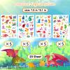 Dragon Tattoos Party Supplies Decorations Favors - Magic Dragon Waterproof Temporary Video Cartoon Stickers for Birthday Party Activity (355pcs) view 2