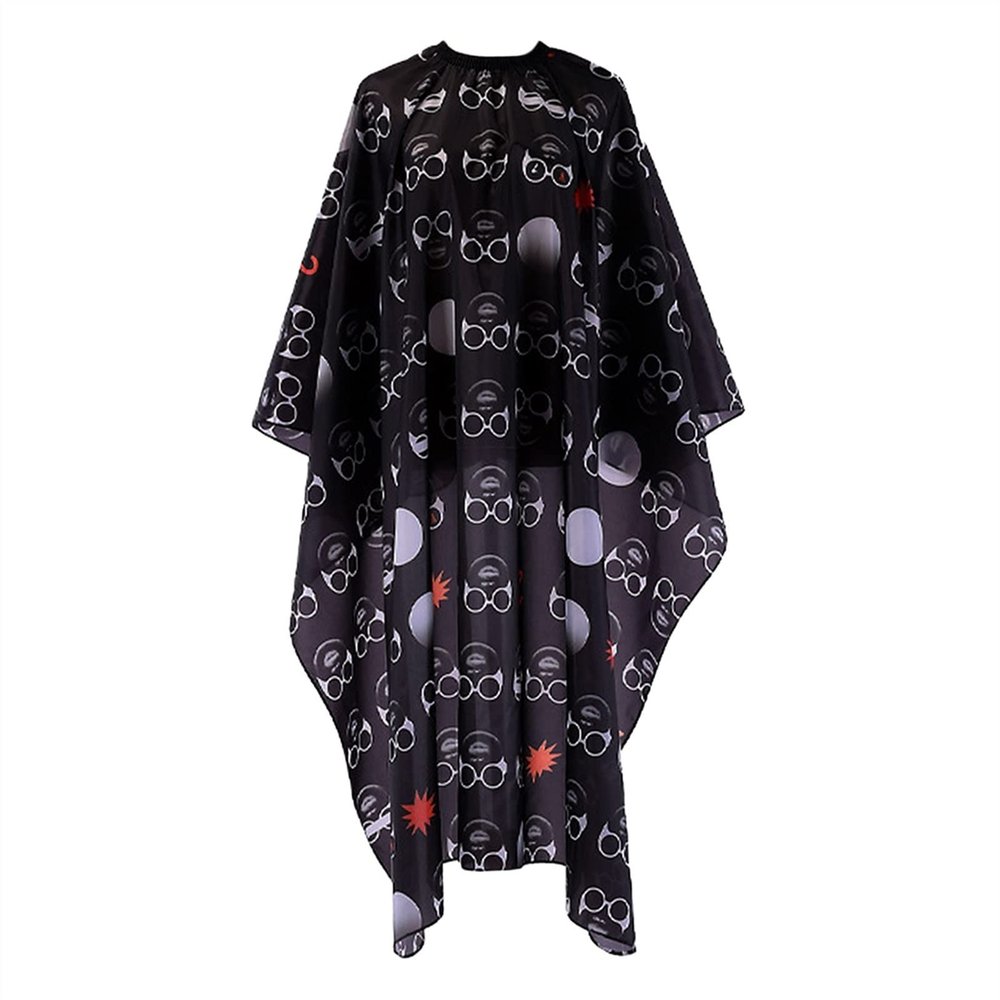 Barber Cape Barber Haircut Capes Large Size with Adjustable Snap Hair Cutting Capes for Men Women Adults, Black Salon Cape ( Color : A )