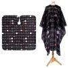 Barber Cape Barber Haircut Capes Large Size with Adjustable Snap Hair Cutting Capes for Men Women Adults, Black Salon Cape ( Color : A ) view 2