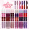 Maitys 336 Pcs 24 Sheets Full Wrap Nail Sticker Polish Strip,Stylish Style view 2