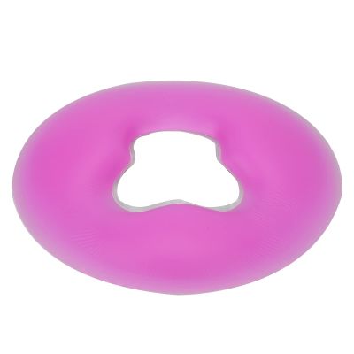 Sonew Silicone Face Massage Pillow, Round Soft Bottom Face Relax Pad for Beauty Salon Spa, Face Down Pillow for Man Woman Office Rest