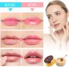 2 Pack Bee Lip Balm Honey Pot, Honey & Strawberry Lip Mask Propolis Lip Mask Moisturizing Hydrating Prevention Dry and Cracked Lip Scrubs Exfoliator (Honey+Strawberry) view 2