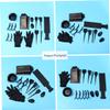 LALAFINA Hair Dyeing Kit with Brush Bowl Earmuffs Gloves and Cape Essential Accessories for Professional and Home Use Lightweight and Convenient Black view 4