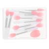 Beaupretty 5sets Lip Balm Applicator Lip Mask Brush Protective Cover for Easy Application Travel-friendly Makeup Tool for Home and view 2