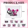 Henoyso 90 Pieces Cheer Makeup Bag Cheerleaders Gifts Cosmetic Cheer Bags for Cheerleaders Gifts for Team Party Favors Travel Pouch Makeup Case for Women Teammates Accessories, 9 Styles view 2