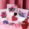 Henoyso 90 Pieces Cheer Makeup Bag Cheerleaders Gifts Cosmetic Cheer Bags for Cheerleaders Gifts for Team Party Favors Travel Pouch Makeup Case for Women Teammates Accessories, 9 Styles view 4