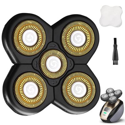 FreedomGold Shaver Replacement Heads - 5D Universal Blades Compatible With FreedomGold & Other Brands