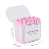 FOMIYES 2packs Disposable Cotton Buds Double-headed Makeup Swabs for Cleaning Ear Care and Beauty Application Color for Home and Travel Random Style view 3