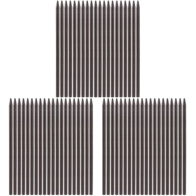 minkissy 60pcs Wooden Hair Sticks Straight Hairpins for Women Tapered Hair Chopsticks and Smooth Finish