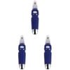 FOMIYES 3pcs Electric Nose and Ear Hair Trimmer Painless Facial Hair Clipper Safety for Gentle Grooming No Battery Needed Stylish for Men and Women view 1