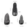 Beaupretty 10pcs Punk Fingertip Claw Ring Rhinestone Nail Accessories for Halloween Costume Cosplay and Performance Smooth Edges Unique Design view 2