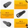 Beaupretty 10pcs Punk Fingertip Claw Ring Rhinestone Nail Accessories for Halloween Costume Cosplay and Performance Smooth Edges Unique Design view 4