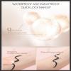 2Pcs Black Waterproof Smudge-proof Gel Eyeliner Pencil with Sharpener, Fade-Proof Eye Liner Pencil Smooth Water Line Pen,Thanksgiving Cat Eye/Smoky Eye Makeup Pen for Girls Mature Older Women view 2
