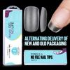 TOMICCA Oval Nail Tips - 15 Size Full Matte Gel Tips, 360PCS Pre-shaped No Need Nail Files and Base Coat Full Cover Nail Tips for Nail Extensions view 3