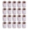 KALLORY White Headband 300pcs Natural Grinding for Sand Remover Ring or Accessories and Nail Drill Women Polishing Electric Sanding Sleeve Nails Pedicure Band Professional Manicure Nail Accessories view 3