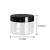 KALLORY 12pcs Transparent Cream Jars for Makeup and Masks Leak Cosmetic Containers for Travel Storage for Women and Girls view 4
