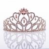 Andersons Cassandra Queen & Kiley Princess Tiara Set, 4 Piece Rose Gold Rhinestone Crown Collection, for Prom, Homecoming, Winter Formal, Pageant, Wedding, Sweet 16, Anniversary, Birthday, Theater, Mardi Gras, Coronation Accessory view 2