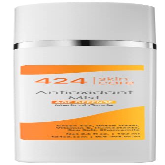 424 Skin Care Antioxidant Mist- Dermatologist Tested & Recommended - Clinically Proven Formula- 3.5 FL Oz