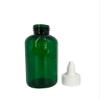 Natural Farms 4 oz Green Boston Plastic Bottles -12 Pack Empty Bottle Refillable - BPA Free - Essential Oils - Aromatherapy | White Twist Top Caps - Made in the USA view 3