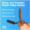 WOODEN HANDLE - BLACK RAZOR AND BLACK DERBY BLADES view 4