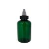 Natural Farms 4 oz Green Boston Plastic Bottles -12 Pack Empty Bottle Refillable - BPA Free - Essential Oils - Aromatherapy | Black/Natural Twist Top Cap - Made in the USA view 2