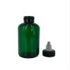 Natural Farms 4 oz Green Boston Plastic Bottles -12 Pack Empty Bottle Refillable - BPA Free - Essential Oils - Aromatherapy | Black/Natural Twist Top Cap - Made in the USA view 3