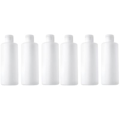 KALLORY 6pcs Travel Cosmetic Bottles Refillable Empty Containers for Lotion Shampoo and Toner Lightweight Portable and Leakproof Design for Home and Travel