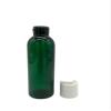 Natural Farms 4 oz Green Cosmo Plastic Bottles -12 Pack Empty Bottle Refillable - BPA Free - Essential Oils - Aromatherapy | White Press Down Disc Cap - Made in the USA view 3