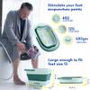 Foot Soaking Tub for Soaking Feet, Collapsible Foot Tub, Foot Bath Soak Tub with Massage Nodes, Large Pedicure Foot Spa Bucket, Portable Foot Soaker Container for Foot Care Routine at Home view 4