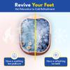 AWA Foot Soaking Tub, Collapsible Foot Bath Soak Tub for Soaking Feet, Pedicure Bowl, Plastic Feet Soaking Tub with Acupressure Massage Points, Foldable Laundry Basket (Pink Foot Tub) view 2