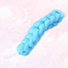 minkissy Rubbing Back Towel Bath Shower Sponge Pouf Shower Towel Body Scrubber Exfoliator Hand-held Plastic Weave Random Color view 2
