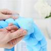 minkissy Rubbing Back Towel Bath Shower Sponge Pouf Shower Towel Body Scrubber Exfoliator Hand-held Plastic Weave Random Color view 3