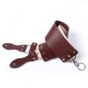 Razor Strop - Barber's Latigo Leather Straight Razor Strop. Dual Strap that will be a Great Addition for Any Straight Razor. PREMIUM LEATHER Strop for Sharpening. (Brown Personalized) view 3