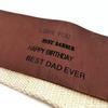 Razor Strop - Barber's Latigo Leather Straight Razor Strop. Dual Strap that will be a Great Addition for Any Straight Razor. PREMIUM LEATHER Strop for Sharpening. (Black Personalized) view 2