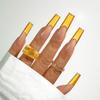 KIARA SKY Jelly Tints Soak Off Gel Polish 15ml, Sun Beams (vibrant orange) view 2